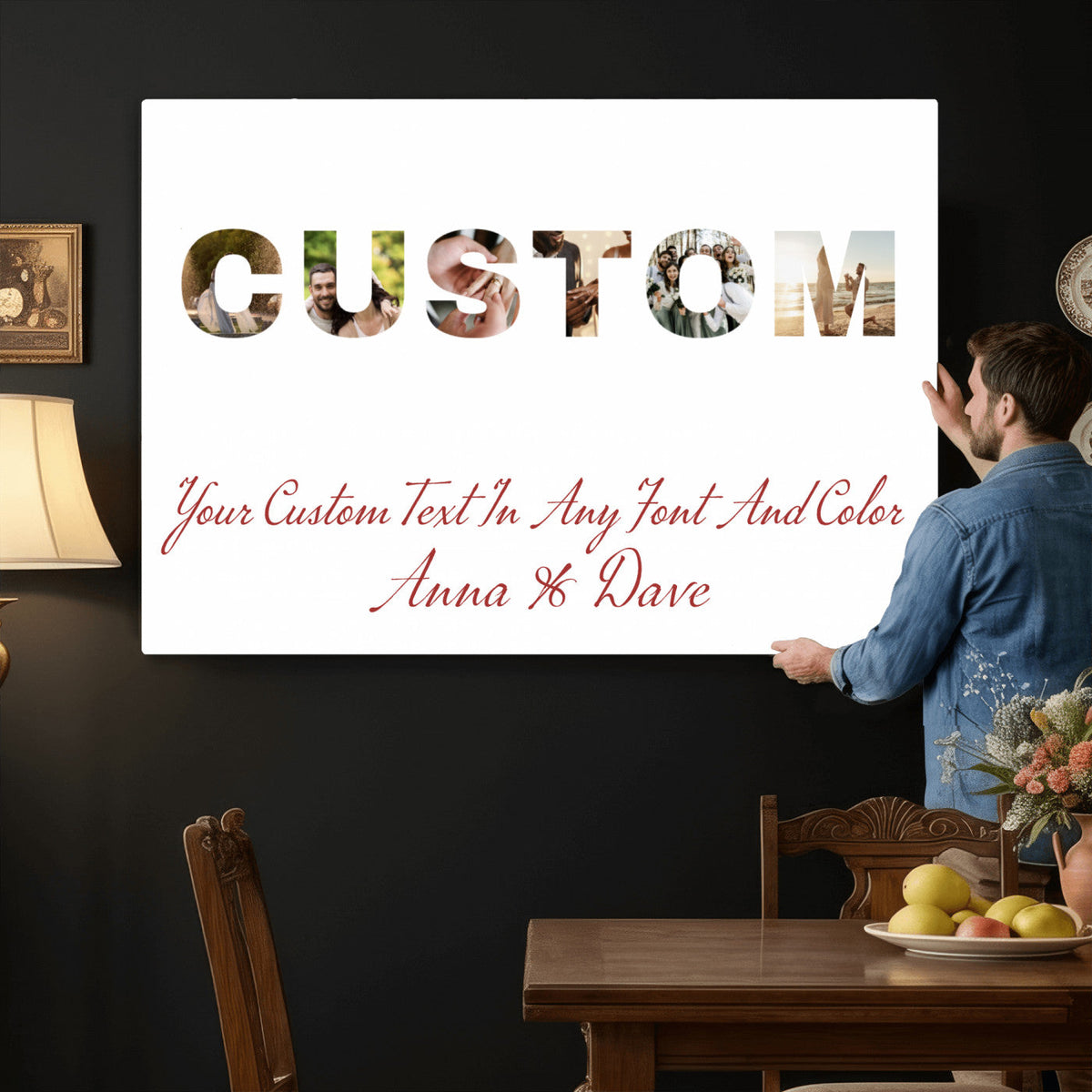 80645701-MGV-CV-36X24 - Custom Canvas Print - Personalized Wall Art for Home Decor Wall Art Print, Create Your Own Photo