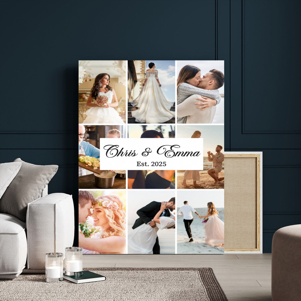 CSTM914ANIDDD-MGV-CV-24X36 - Custom Canvas Print - Personalized Wall Art for Home Decor