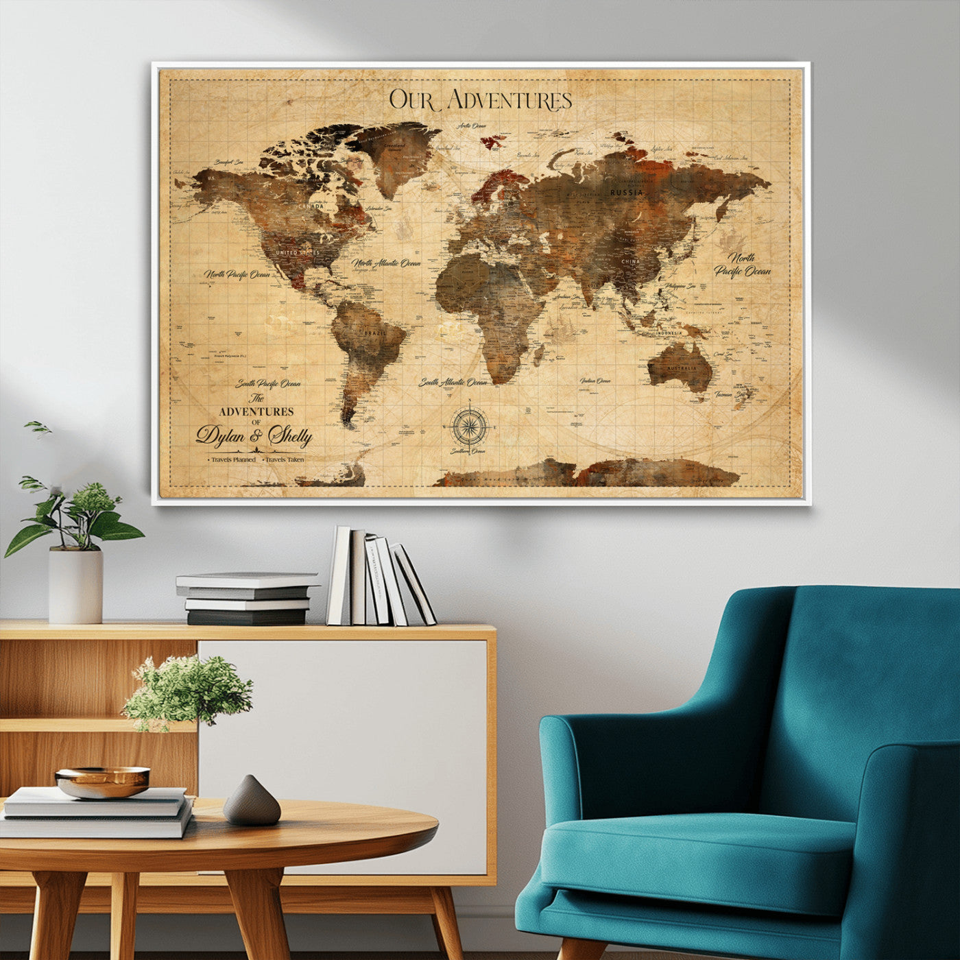 58339741-MGV-CV-36X24-Pastel Ocean Wall Art Canvas Print, Framed Soft Sunset Art Picture Print, Calm Sea Perfect minimalist Decor