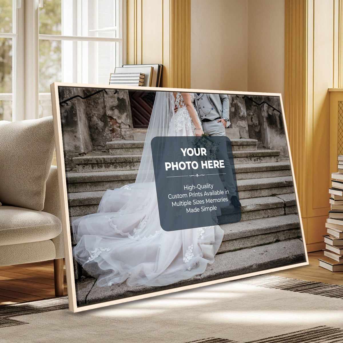 Create Your Own Canvas Print, Framed Personalized Photo Wall Art