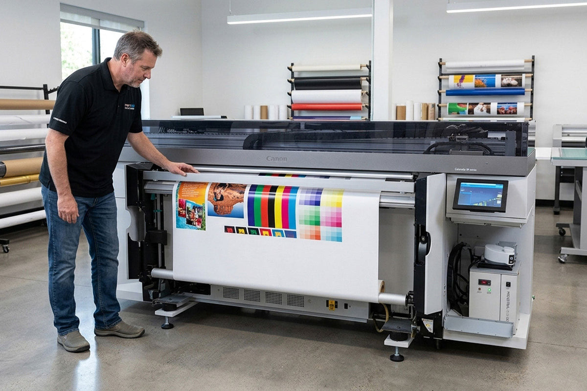 Canon printer in our print studio