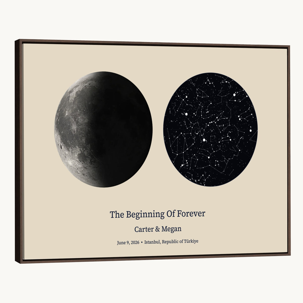 Star Map & Moon Phase