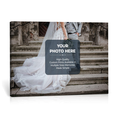 Gallery wrapped canvas with mirror wrap edges