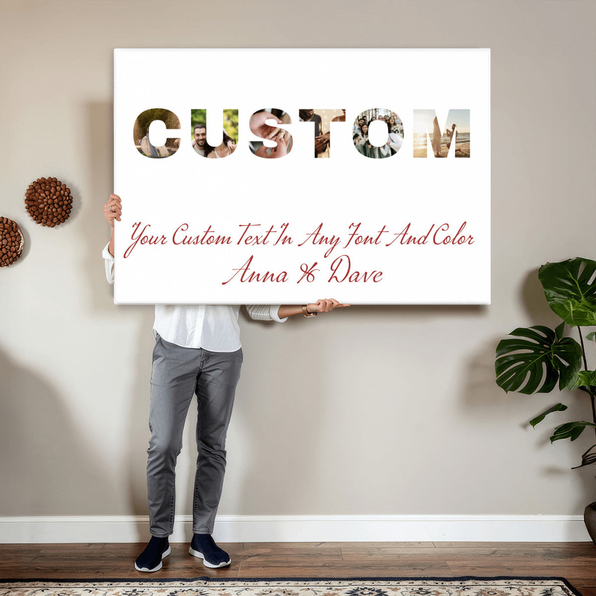 80645701-MGV-CV-36X24 - Custom Canvas Print - Personalized Wall Art for Home Decor Wall Art Print, Create Your Own Photo