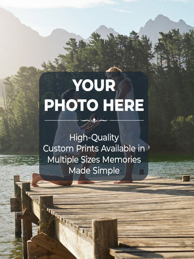 Custom Photo Canvas Print with Frame, Personalized Picture Wall Art