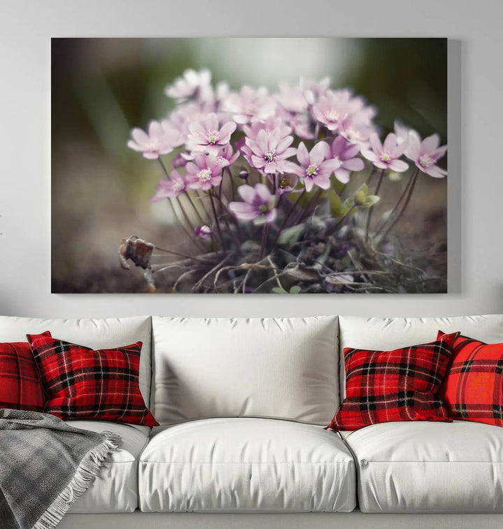 Large Floral Wall Art Canvas Print