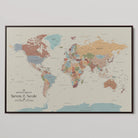 45566494-MGV-CV-36X24-Framed Personalized World Map Canvas Custom Push Pin Travel Tracker Gift
