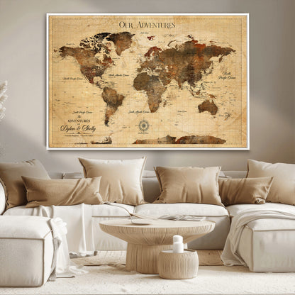 58339741-MGV-CV-36X24-Pastel Ocean Wall Art Canvas Print, Framed Soft Sunset Art Picture Print, Calm Sea Perfect minimalist Decor