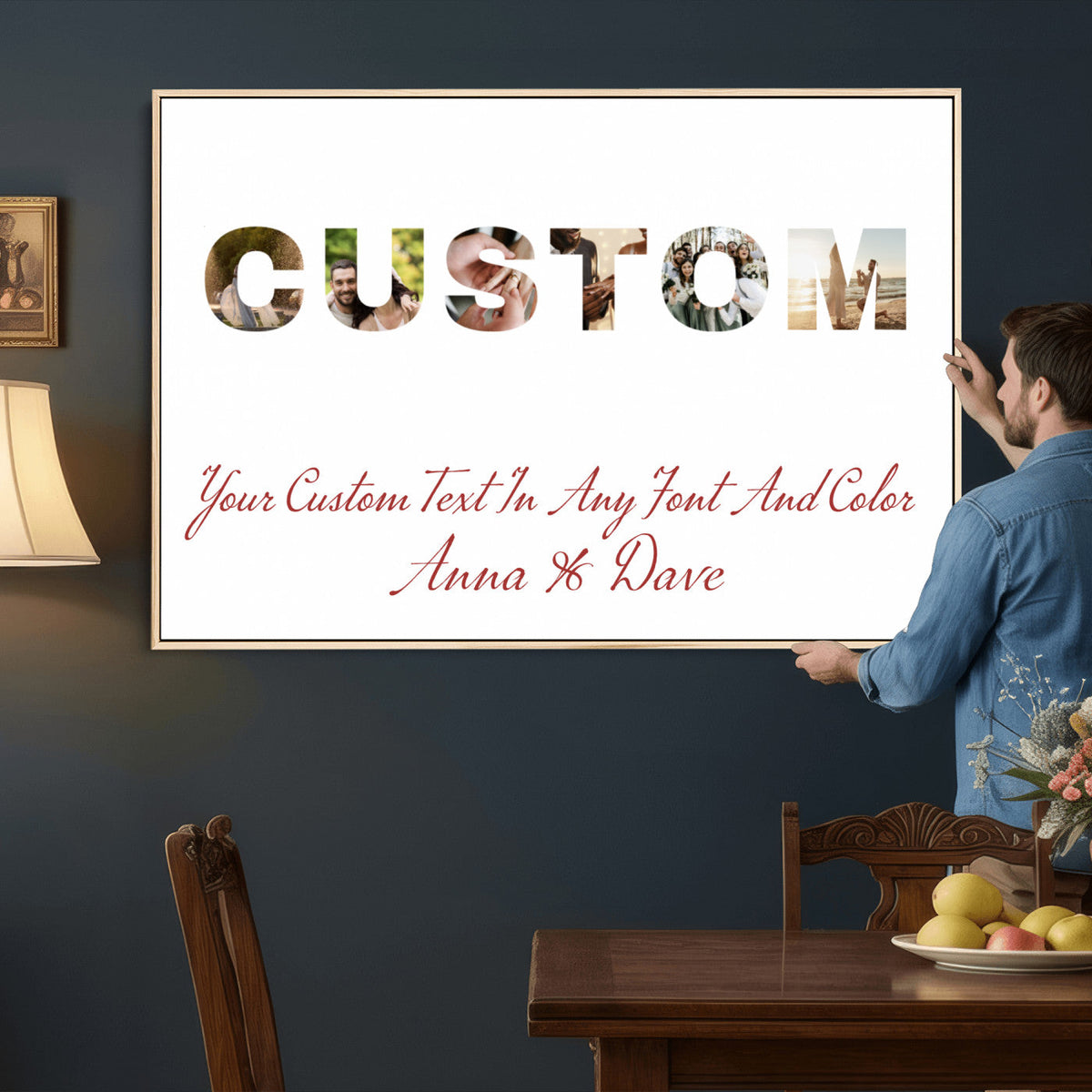 80645701-MGV-CV-36X24 - Custom Canvas Print - Personalized Wall Art for Home Decor Wall Art Print, Create Your Own Photo