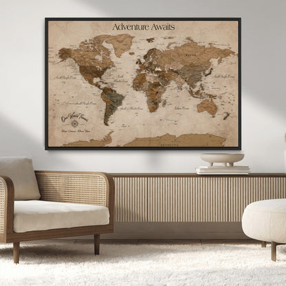 81121837-MGV-FC-36X24_Black-Texas Longhorn Wall Art Canvas Print, Framed Western Rustic Art Picture Print, Farmhouse Decor Perfect Rustic Farmhouse Decor Artwork