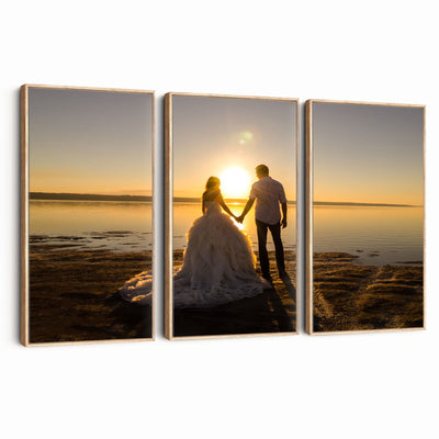 CSTM911-MGV-CV-48X32-3P - Personalized Custom Wall Art, Create Your Own Photo Canvas Print, 3 Panel Set