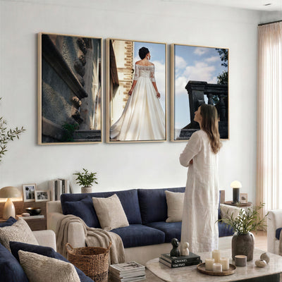 80645701D-MGV-CV-60X30-3P - Custom Canvas Print, Personalized Photo Wall Art, Unique Picture Design 3 Panel Set