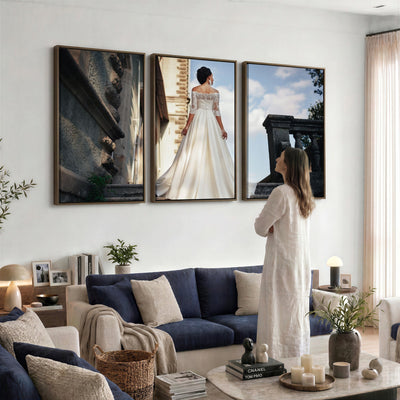 80645701D-MGV-CV-60X30-3P - Custom Canvas Print, Personalized Photo Wall Art, Unique Picture Design 3 Panel Set