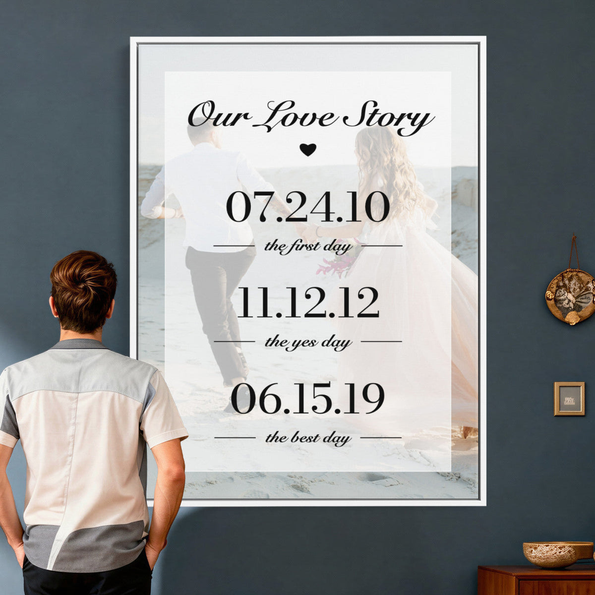 96475288PlakD-_Poster-30x20 - Custom Photo Canvas Print, Personalized Picture Wall Art, Your Image on Canvas
