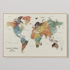 45566494-MGV-CV-36X24-Framed Personalized World Map Canvas Custom Push Pin Travel Tracker Gift