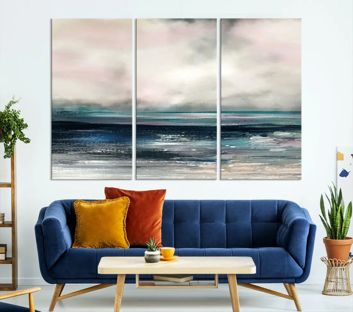 Make a Bold Statement with Our Large Abstract Modern Multipanel Wall Art Canvas PrintA Unique Home Decor Piece