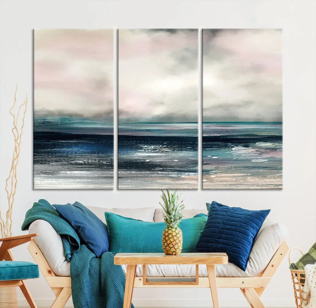 Make a Bold Statement with Our Large Abstract Modern Multipanel Wall Art Canvas PrintA Unique Home Decor Piece