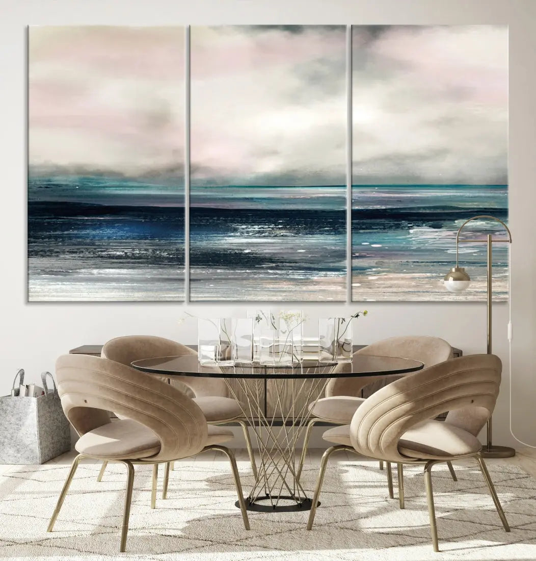 Make a Bold Statement with Our Large Abstract Modern Multipanel Wall Art Canvas PrintA Unique Home Decor Piece