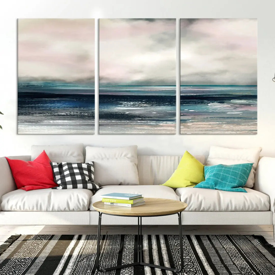 Make a Bold Statement with Our Large Abstract Modern Multipanel Wall Art Canvas PrintA Unique Home Decor Piece