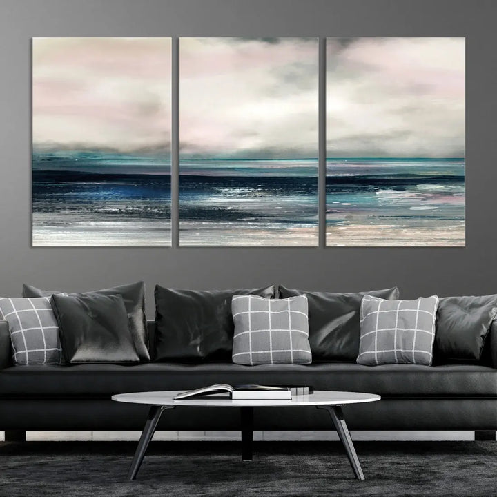 Make a Bold Statement with Our Large Abstract Modern Multipanel Wall Art Canvas PrintA Unique Home Decor Piece