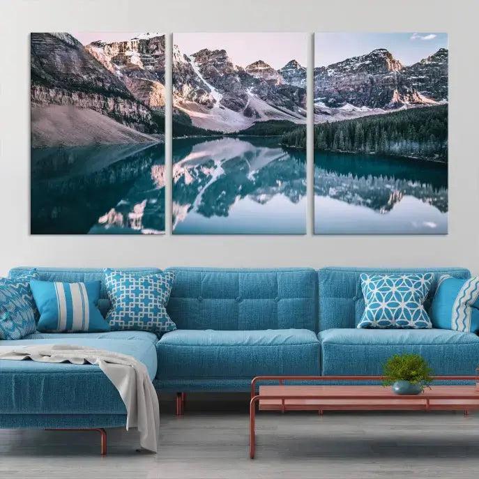 Banff National Park Landscape Wall Art Nature Canvas Print