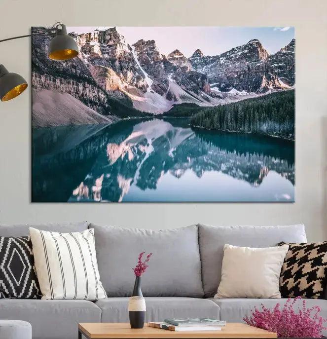 Banff National Park Landscape Wall Art Nature Canvas Print