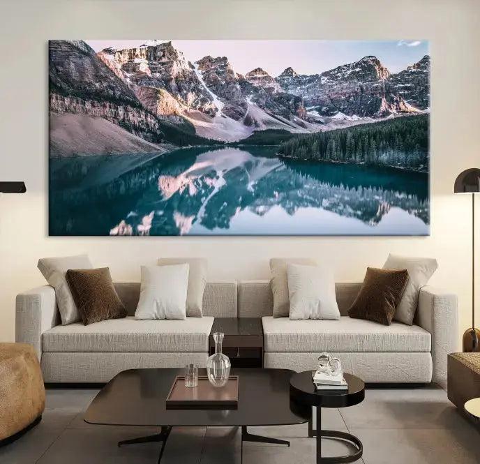 Banff National Park Landscape Wall Art Nature Canvas Print