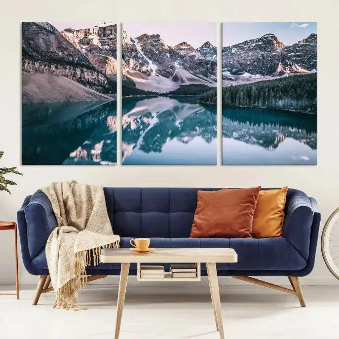 Banff National Park Landscape Wall Art Nature Canvas Print