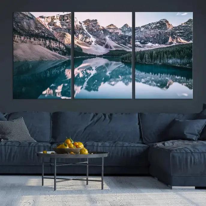 Banff National Park Landscape Wall Art Nature Canvas Print