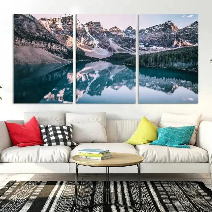 Banff National Park Landscape Wall Art Nature Canvas Print