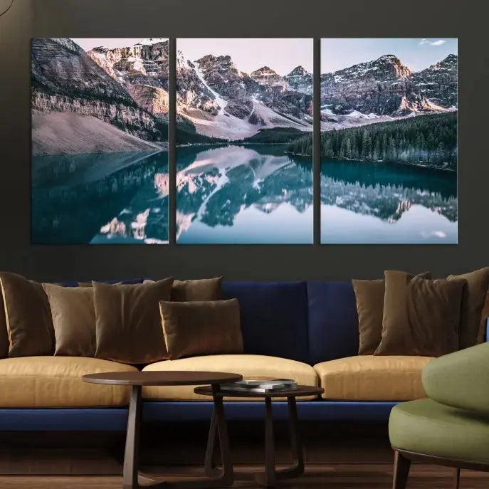 Banff National Park Landscape Wall Art Nature Canvas Print