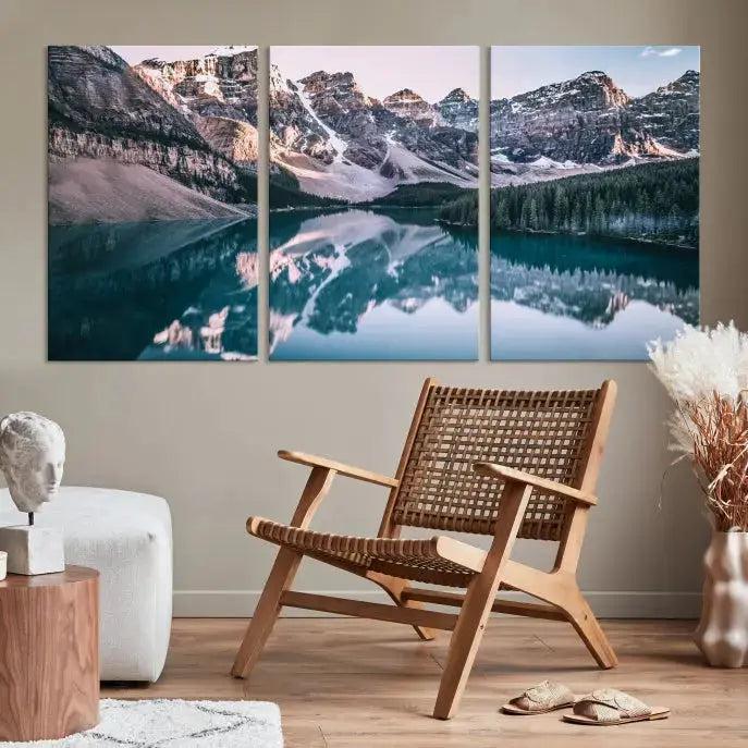 Banff National Park Landscape Wall Art Nature Canvas Print