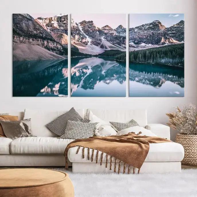 Banff National Park Landscape Wall Art Nature Canvas Print