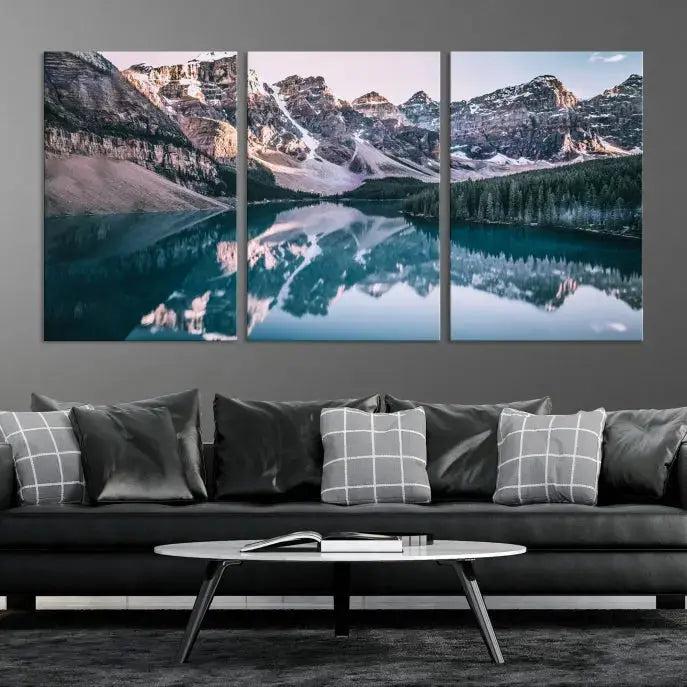 Banff National Park Landscape Wall Art Nature Canvas Print