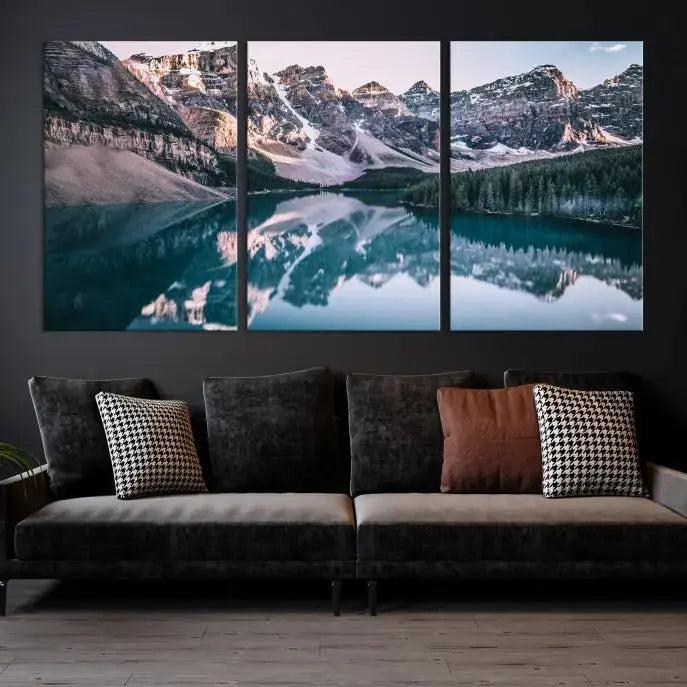 Banff National Park Landscape Wall Art Nature Canvas Print