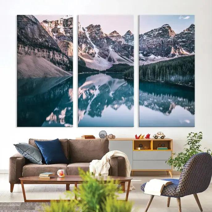 Banff National Park Landscape Wall Art Nature Canvas Print