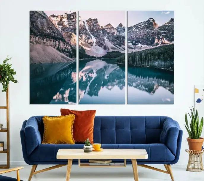 Banff National Park Landscape Wall Art Nature Canvas Print