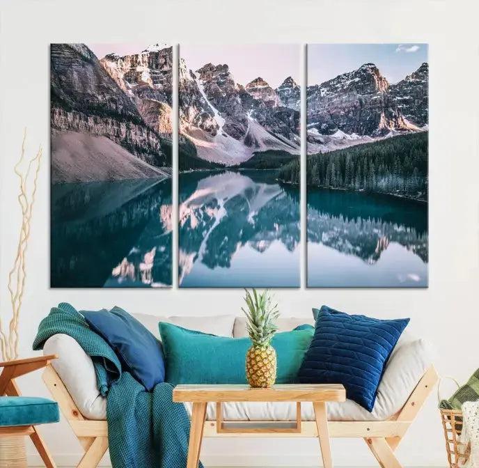 Banff National Park Landscape Wall Art Nature Canvas Print