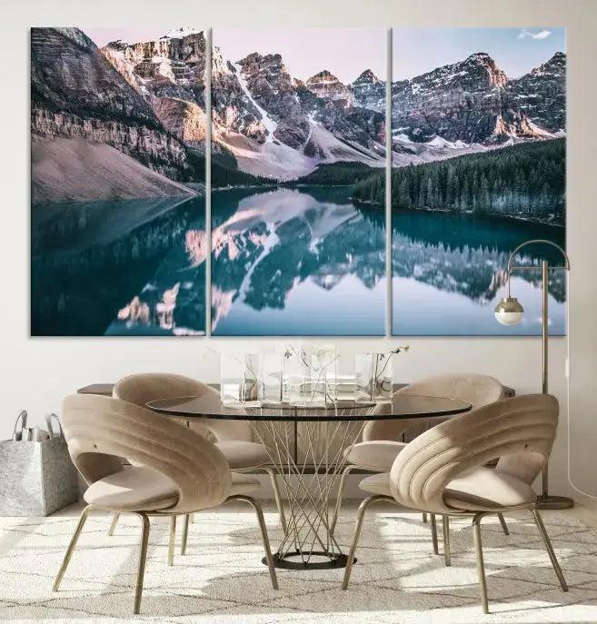 Banff National Park Landscape Wall Art Nature Canvas Print