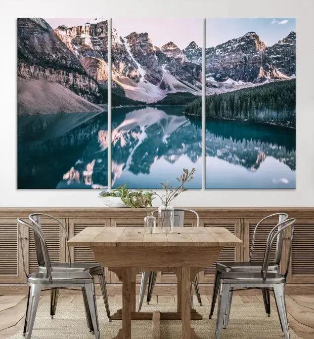 Banff National Park Landscape Wall Art Nature Canvas Print