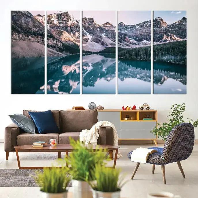 Banff National Park Landscape Wall Art Nature Canvas Print