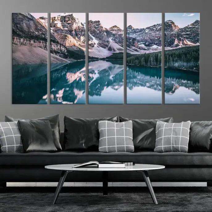 Banff National Park Landscape Wall Art Nature Canvas Print