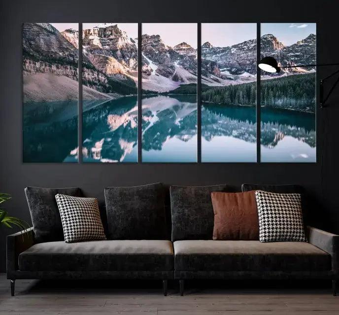 Banff National Park Landscape Wall Art Nature Canvas Print