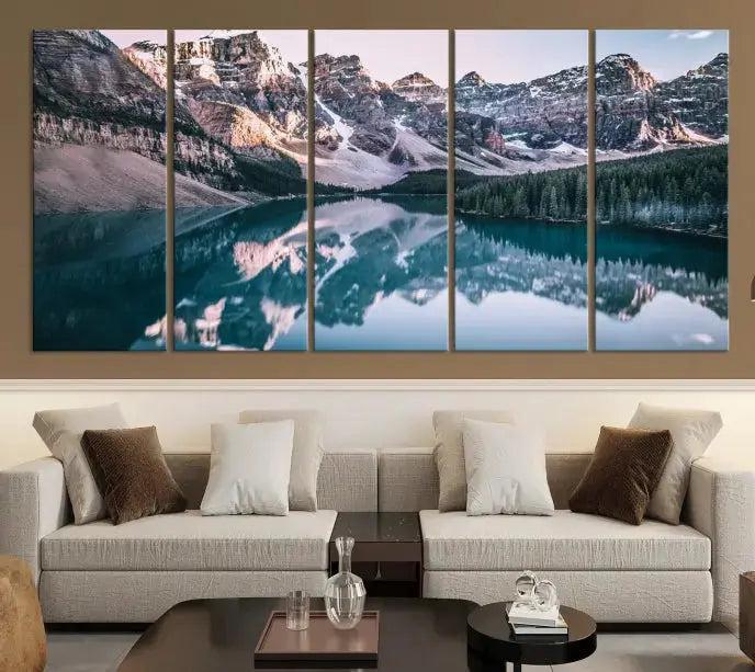 Banff National Park Landscape Wall Art Nature Canvas Print