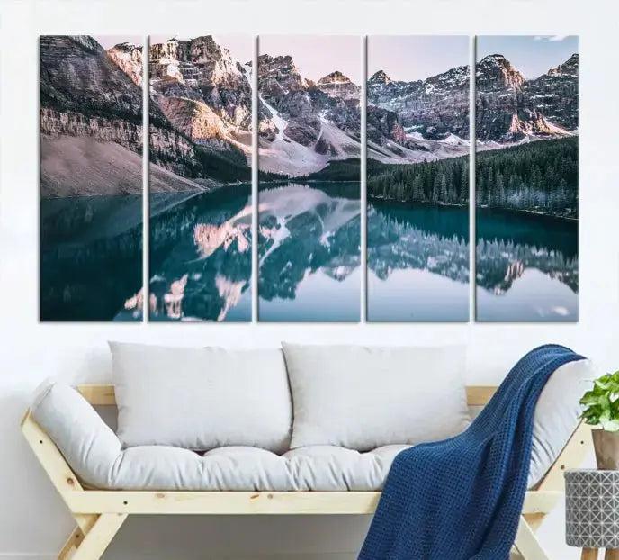 Banff National Park Landscape Wall Art Nature Canvas Print