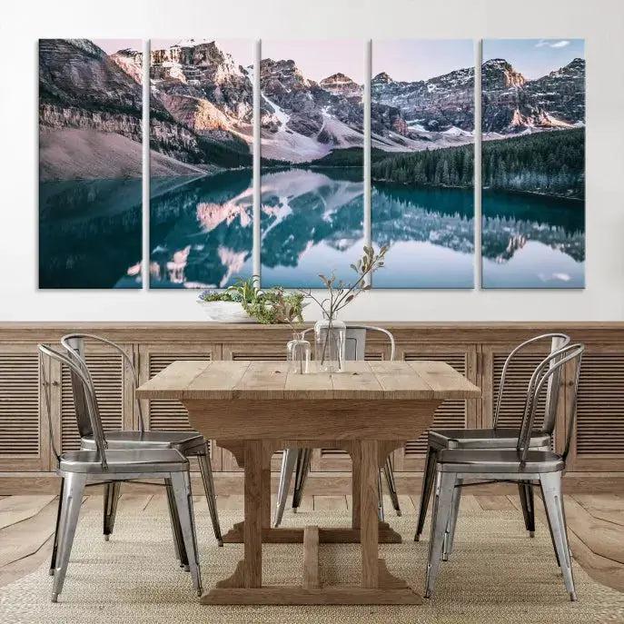 Banff National Park Landscape Wall Art Nature Canvas Print