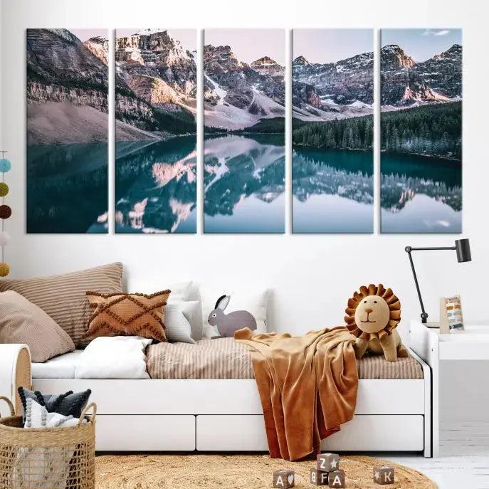 Banff National Park Landscape Wall Art Nature Canvas Print