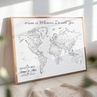 45566494-MGV-CV-36X24-Framed Personalized World Map Canvas Custom Push Pin Travel Tracker Gift