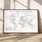 45566494-MGV-CV-36X24-Framed Personalized World Map Canvas Custom Push Pin Travel Tracker Gift