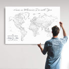 45566494-MGV-CV-36X24-Framed Personalized World Map Canvas Custom Push Pin Travel Tracker Gift